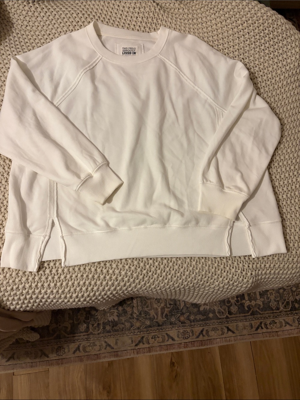 American Eagle Oversized Crew Neck Sweatshirt